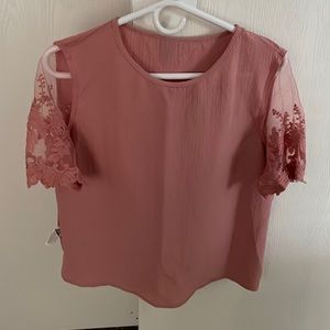 Pink SHEIN shirt
